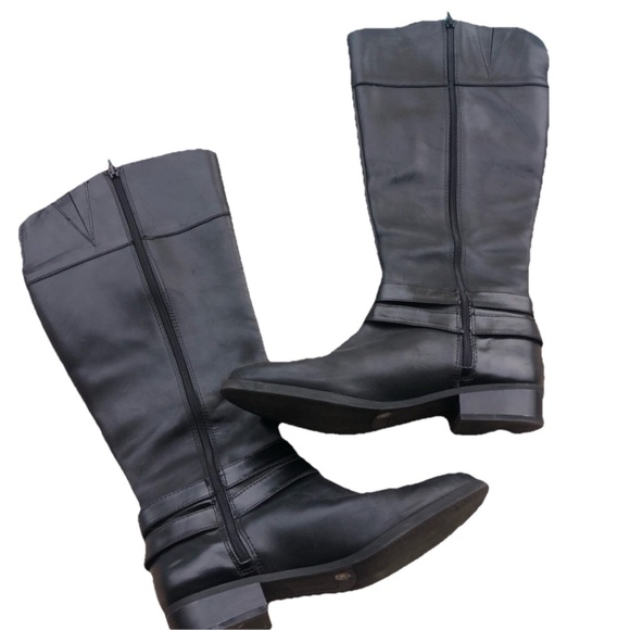 INC International Concepts Black Boots women’s 9. Western Cowgirl look! - Picture 2 of 6